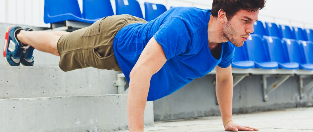Man doing Plank